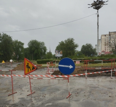 Устранение порыва магистральной тепловой сети по ул. Одесская,145  в г. Тирасполь