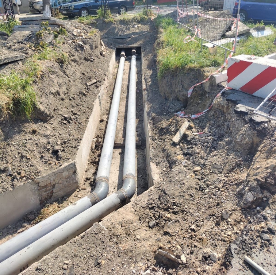 Капитальный ремонт магистральной тепловой сети в г. Рыбница