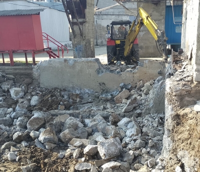 Реконструкция солехранилища на котельной №№1,4 ул. Шевченко,78  в г. Тирасполь