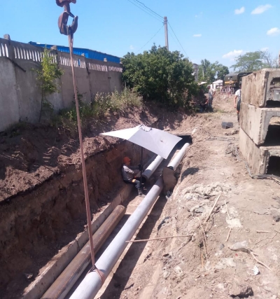 Капитальный ремонт магистральной тепловой сети по ул. Херсонской в г. Тирасполь