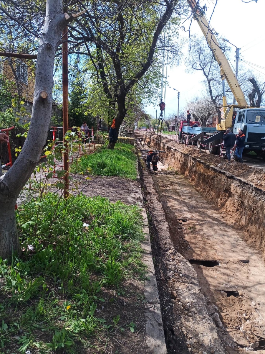 Капитальный ремонт магистральной тепловой сети по ул. Советской в г. Тирасполь