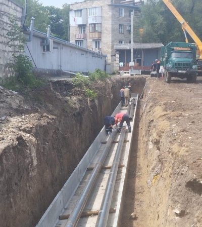 Перенос распределительной тепловой сети к ЦТП 10 &laquo;З&raquo;  по ул. Правды 29 в г. Тирасполь