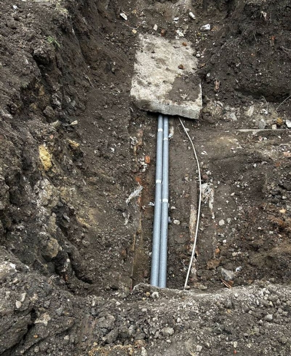 Устранение порыва тепловой сети в г. Каменка