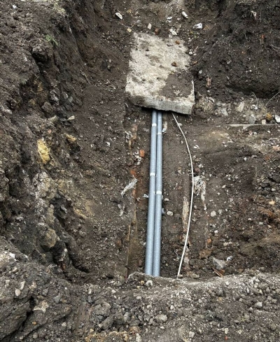 Устранение порыва тепловой сети в г. Каменка