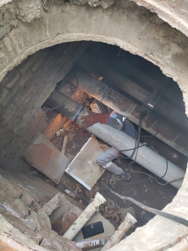 Замена участка магистральной тепловой сети по ул. Шевченко,9  в г. Григориополь