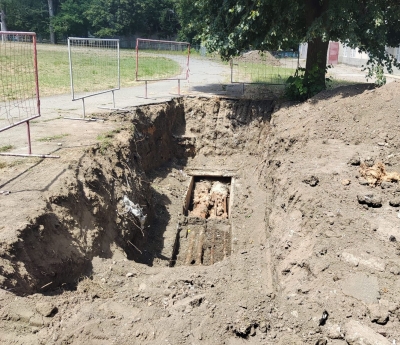 Замена участка внутриквартальной тепловой сети  по проспекту Победы,16 в г. Рыбница