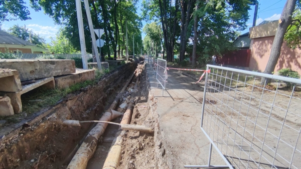 Капитальный ремонт магистральной тепловой сети по ул. Ленина в г. Рыбница