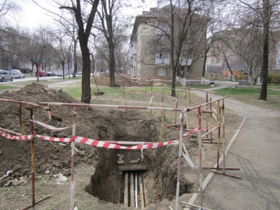 Восстановление циркуляционного трубопровода ГВС от ЦТП 9 «ОК» по ул. Каховская,4А к жилым домам.